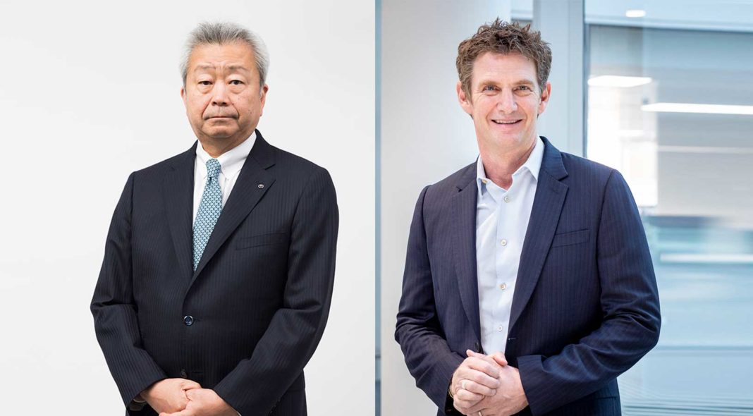 Jun Sawada, presidente e Ceo di NTT Corporation & Jason Goodall, global Ceo di NTT