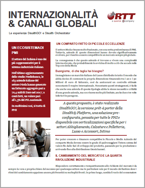 Stealth GO! - Internazionalità & canali globali