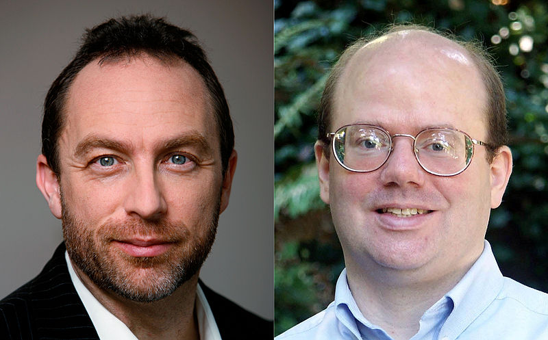 Jimmy Wales e Larry Sanger - I fondatori di Wikipedia