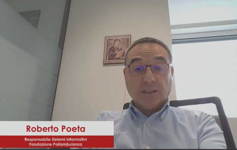 Roberto Poeta, responsabile Sistemi Informativi della Fondazione Poliambulanza