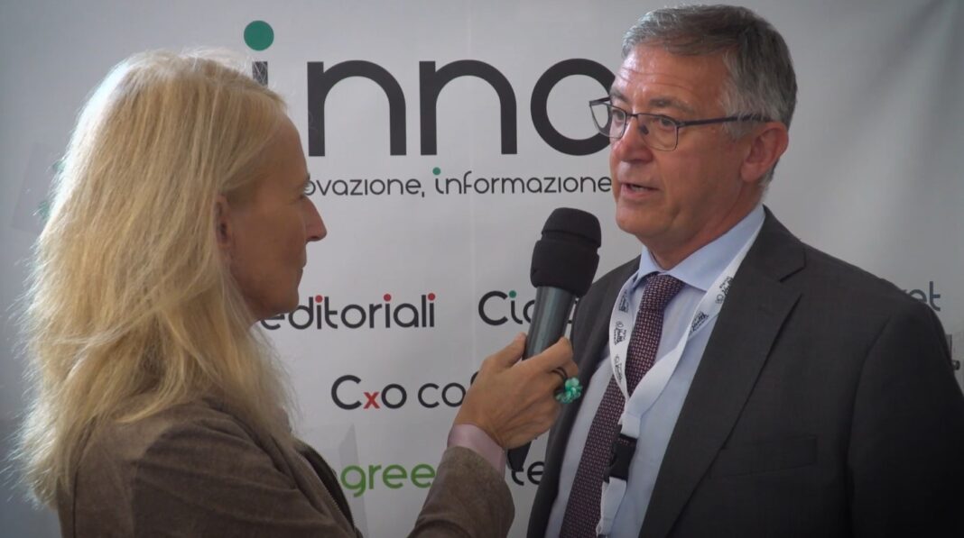Emanuela Teruzzi, Direttore responsabile di Inno3, intervista Carlo Nicora, direttore generale della Fondazione Irccs Istituto Nazionale dei Tumori al Digital Health Summit 2023