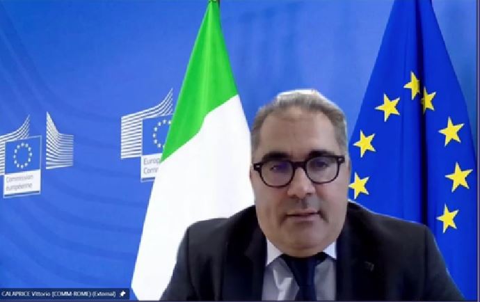 Vittorio Calaprice, Rappresentanza in Italia della Commissione europea