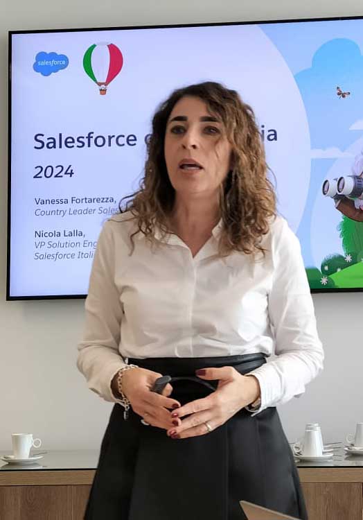 Salesforce Chiama Italia 2024 - Vanessa Fortarezza, Country Leader di Salesforce
