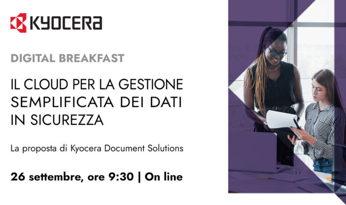 Digital Breakfast Kyocera: Il cloud per la gestione semplificata dei dati in sicurezza