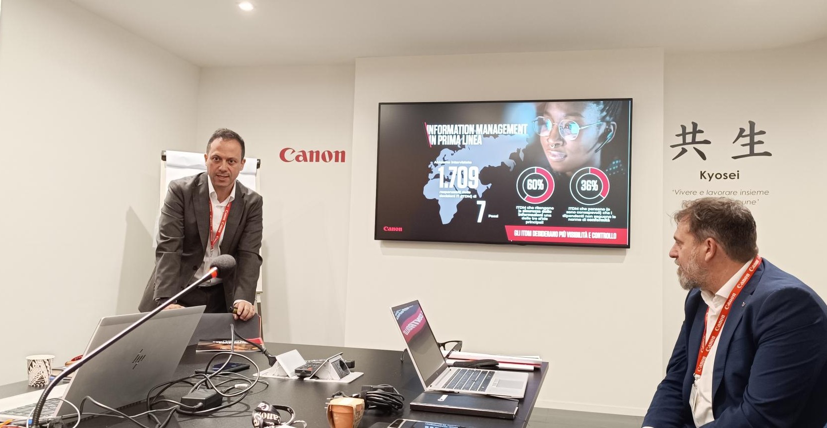 Fabrizio Falzarano, head of workspace marketing & Innovation di Canon Europe