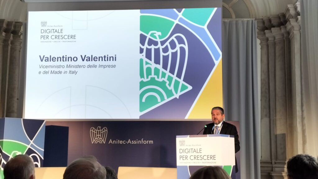 Digitale per Crescere - Valentino Valentini, viceministro Ministero delle Imprese e del Made in Italy