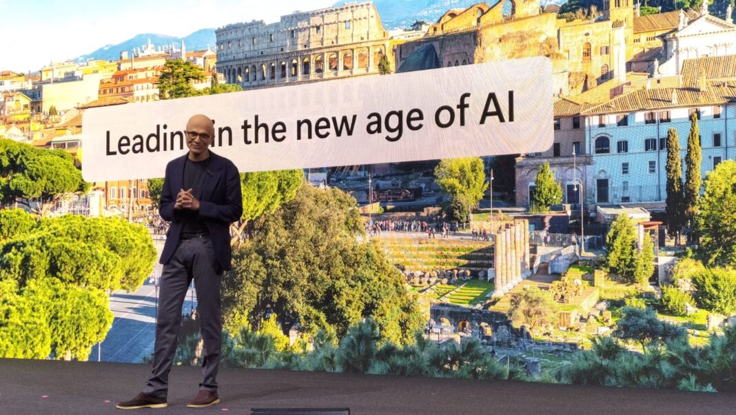 Microsoft AI Tour - Satya Nadella, Ceo di Microsoft