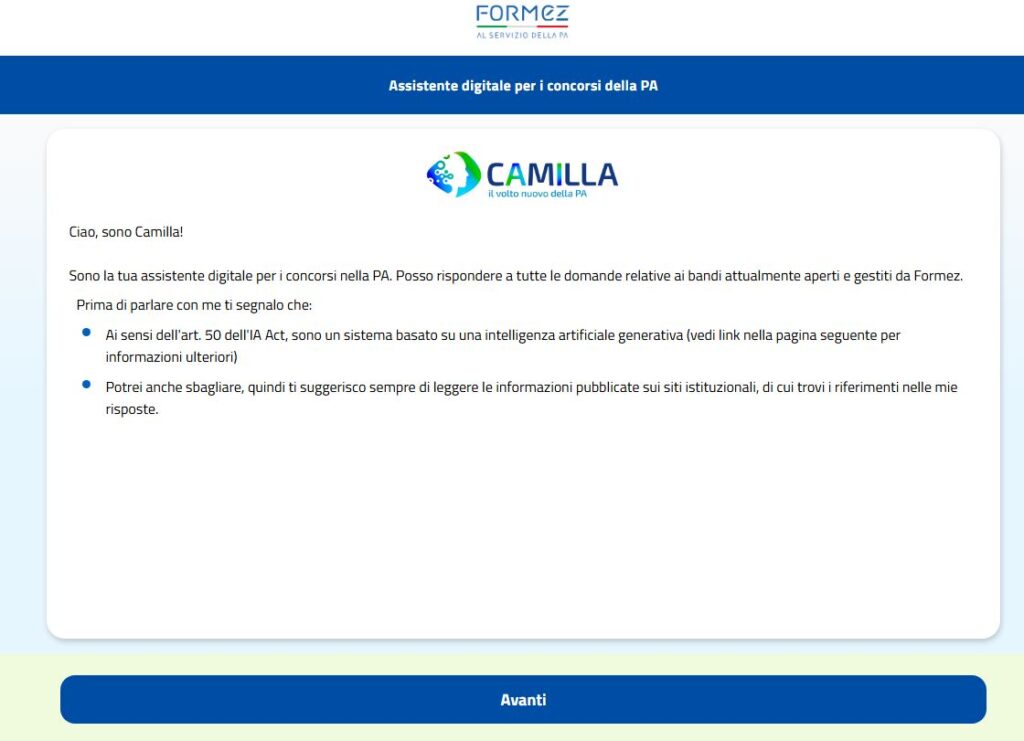 L'assistente Camilla