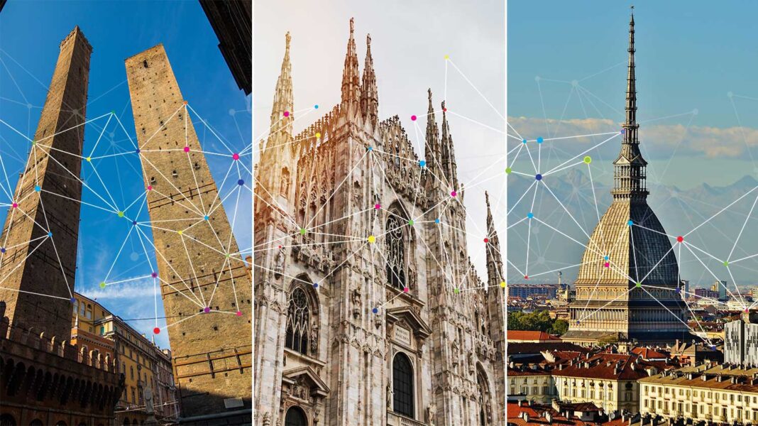 Bologna Milano Torino Smart cities