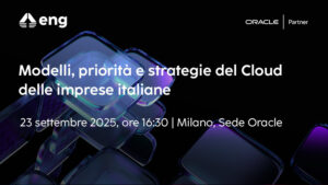 Modelli, priorità e strategie del Cloud delle imprese italiane @ Sede Oracle Italia | Milano | Lombardia | Italia