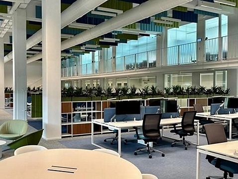 Uno degli spazi di NextHub a Bari