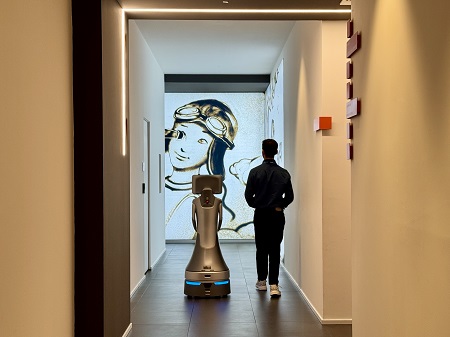 Il robot Teo in azione