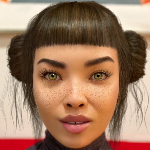 La virtual influencer Lil Miquela