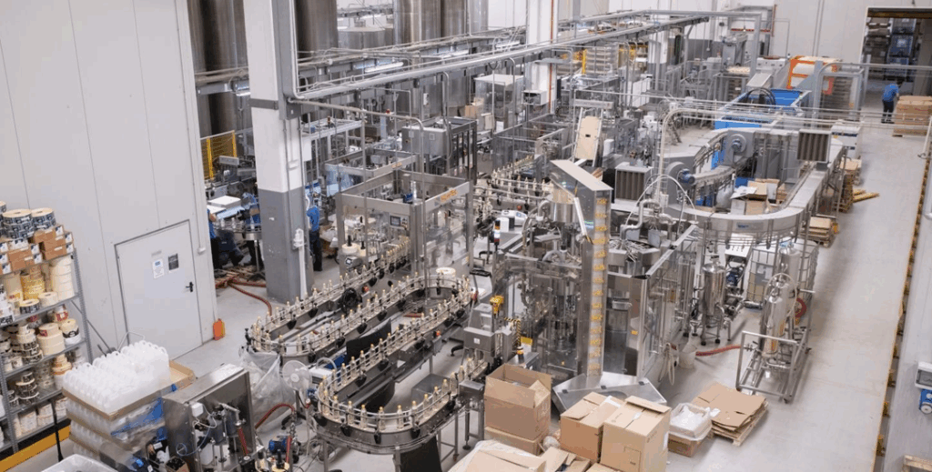 Un dettaglio degli stabilimenti