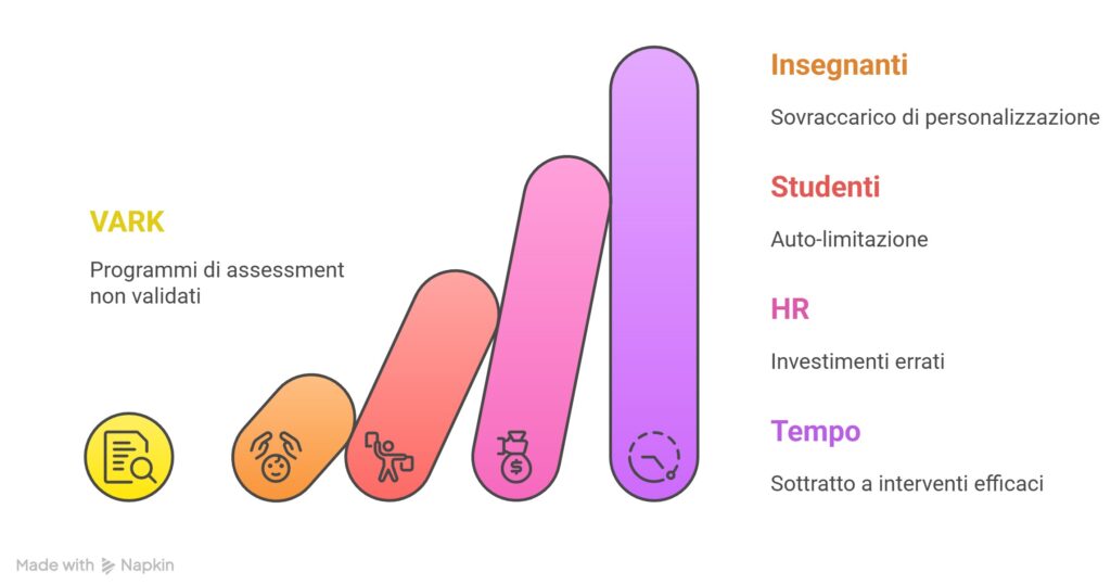 I limiti e i danni del modello Vark