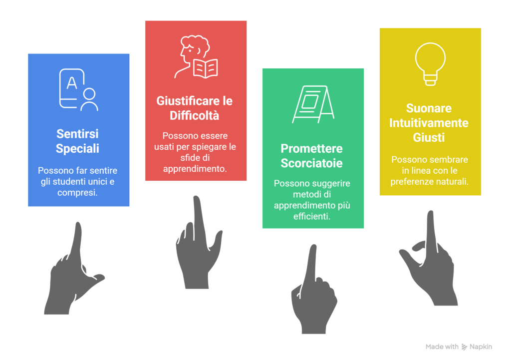 Perché gli stili di apprendimento affascinano