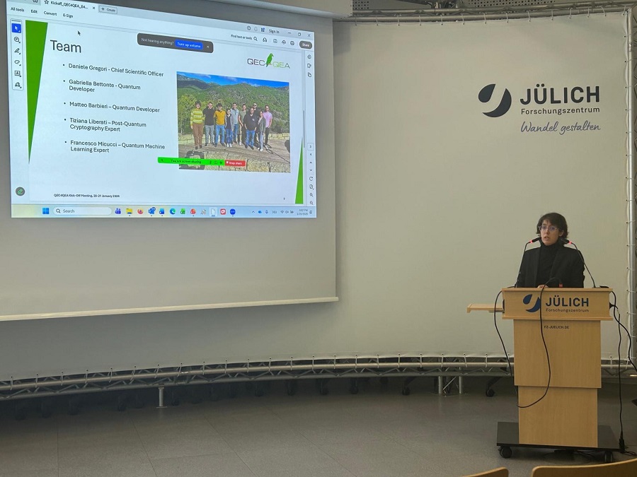 Un momento del kickoff di Qec4Qea