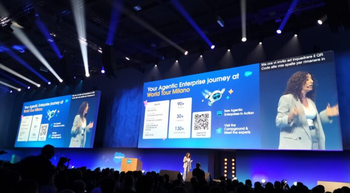 Agentforce World Tour, l’impresa si fa agentica Salesforce Agentforce World Tour Milano - Vanessa Fortarezza, Svp & General Manager di Salesforce Italia