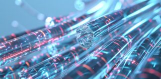 Image of fiber optic cable for data transfer connections in the digital world (Licenza: Magnific)