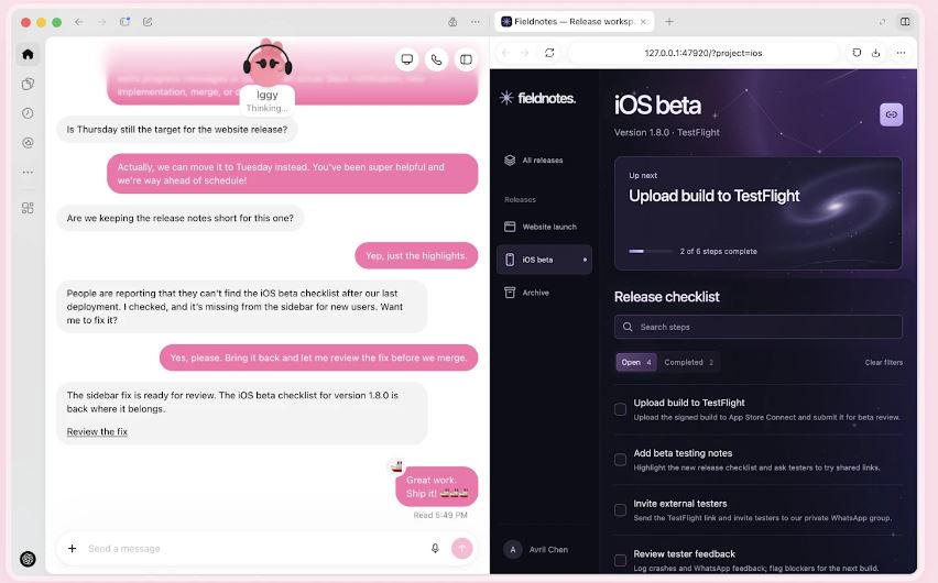 OpenAI - Un Dot in azione
