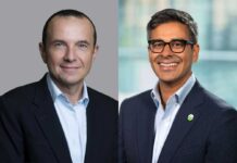Olivier Blum, Ceo di Schneider Electric e Neil Barua, Ceo di Ptc
